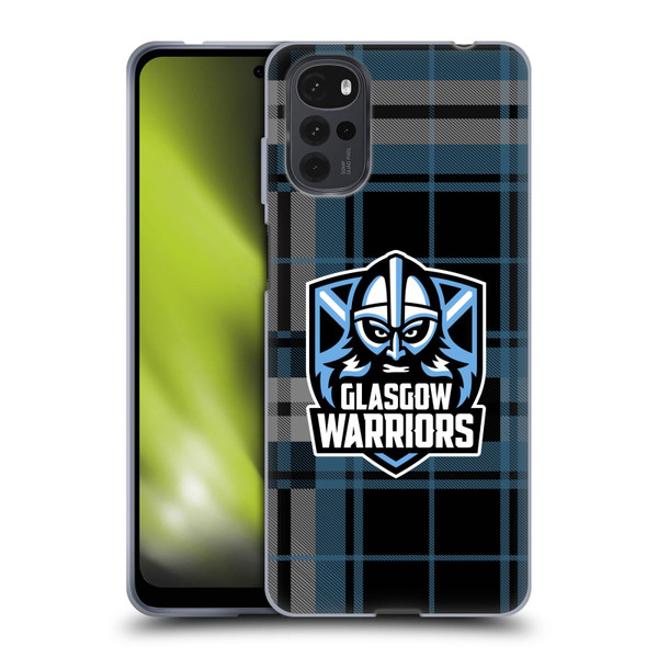 Glasgow Warriors Logo Tartan Soft Gel Case for Motorola Moto G22