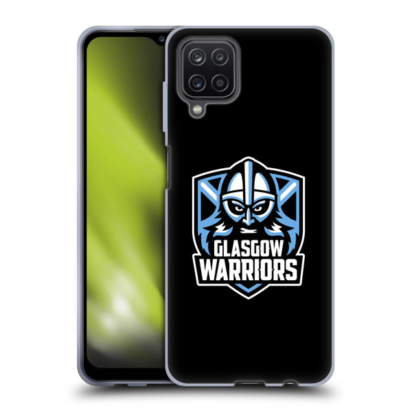 Glasgow Warriors Logo Plain Black Soft Gel Case for Samsung Galaxy A12 (2020)