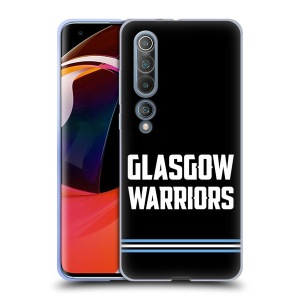 Glasgow Warriors Logo Text Type Black Soft Gel Case for Xiaomi Mi 10 5G / Mi 10 Pro 5G