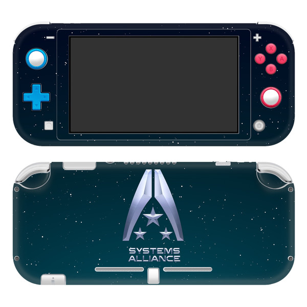 EA Bioware Mass Effect Graphics Systems Alliance Logo Vinyl Sticker Skin Decal Cover for Nintendo Switch Lite
