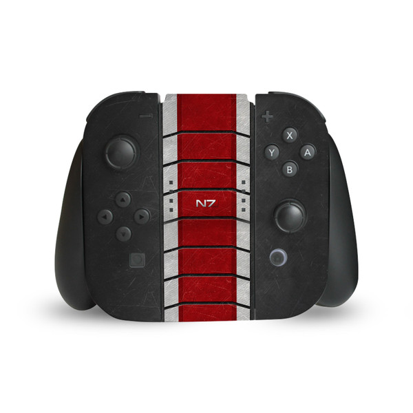 EA Bioware Mass Effect Graphics N7 Logo Armor Vinyl Sticker Skin Decal Cover for Nintendo Switch Joy Controller