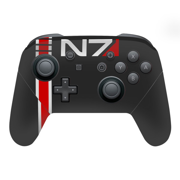 EA Bioware Mass Effect Graphics N7 Logo Vinyl Sticker Skin Decal Cover for Nintendo Switch Pro Controller