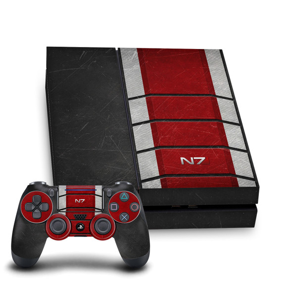 EA Bioware Mass Effect Graphics N7 Logo Armor Vinyl Sticker Skin Decal Cover for Sony PS4 Console & Controller