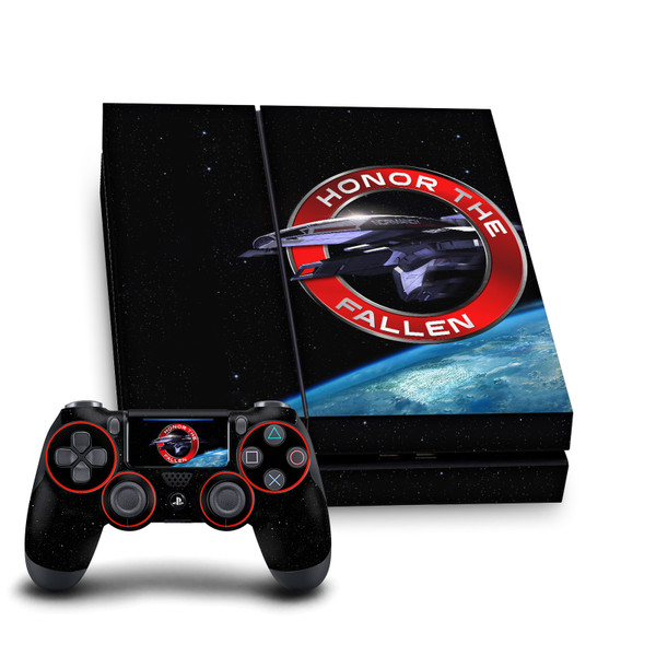 EA Bioware Mass Effect Graphics Normandy SR1 Vinyl Sticker Skin Decal Cover for Sony PS4 Console & Controller