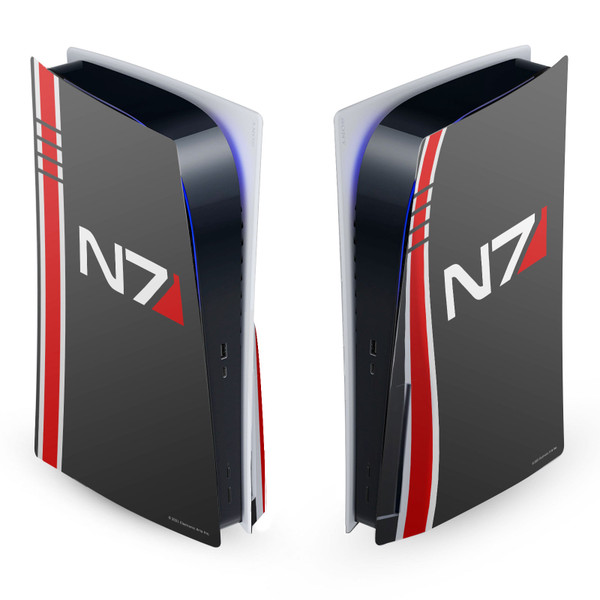 EA Bioware Mass Effect Graphics N7 Logo Vinyl Sticker Skin Decal Cover for Sony PS5 Disc Edition Console