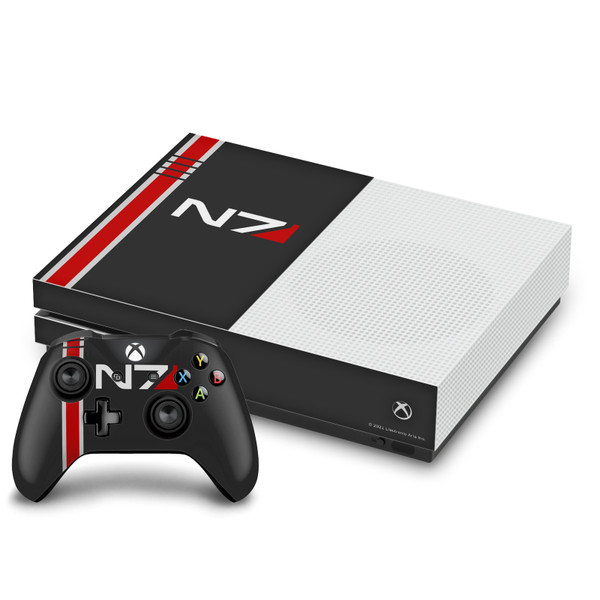 EA Bioware Mass Effect Graphics N7 Logo Vinyl Sticker Skin Decal Cover for Microsoft One S Console & Controller