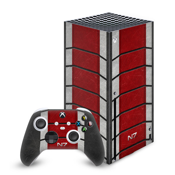 EA Bioware Mass Effect Graphics N7 Logo Armor Vinyl Sticker Skin Decal Cover for Microsoft Series X Console & Controller