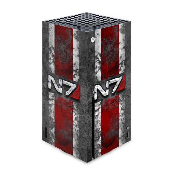 EA Bioware Mass Effect Graphics N7 Logo Distressed Vinyl Sticker Skin Decal Cover for Microsoft Xbox Series X