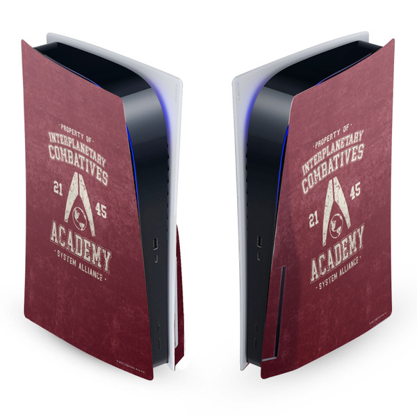 EA Bioware Mass Effect 3 Badges And Logos Interplanetary Combatives Vinyl Sticker Skin Decal Cover for Sony PS5 Disc Edition Console