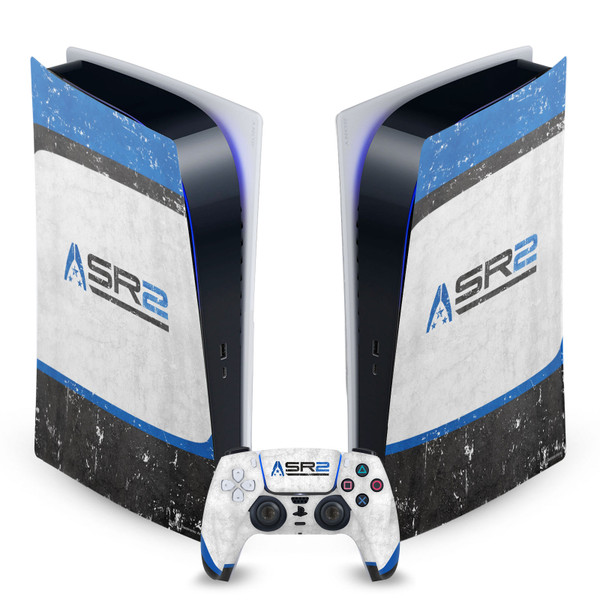 EA Bioware Mass Effect 3 Badges And Logos SR2 Normandy Vinyl Sticker Skin Decal Cover for Sony PS5 Digital Edition Bundle