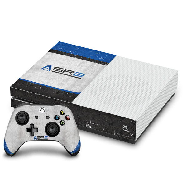 EA Bioware Mass Effect 3 Badges And Logos SR2 Normandy Vinyl Sticker Skin Decal Cover for Microsoft One S Console & Controller