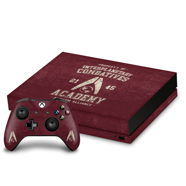 EA Bioware Mass Effect 3 Badges And Logos Interplanetary Combatives Vinyl Sticker Skin Decal Cover for Microsoft Xbox One X Bundle