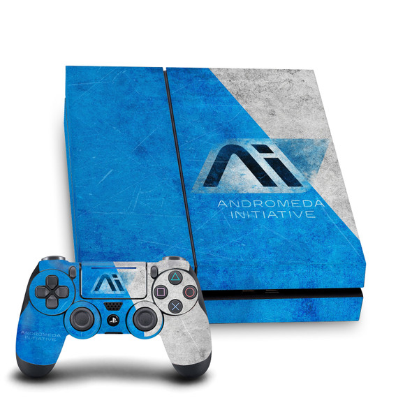 EA Bioware Mass Effect Andromeda Graphics Initiative Distressed Vinyl Sticker Skin Decal Cover for Sony PS4 Console & Controller