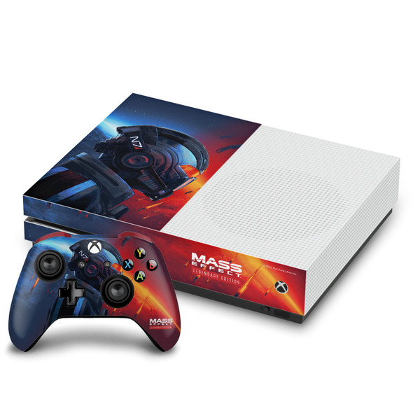 EA Bioware Mass Effect Legendary Graphics N7 Armor Vinyl Sticker Skin Decal Cover for Microsoft One S Console & Controller