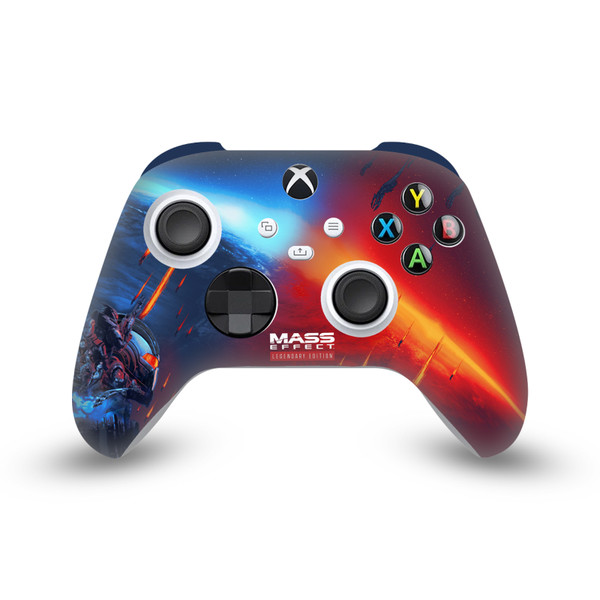 EA Bioware Mass Effect Legendary Graphics Key Art Vinyl Sticker Skin Decal Cover for Microsoft Xbox Series X / Series S Controller