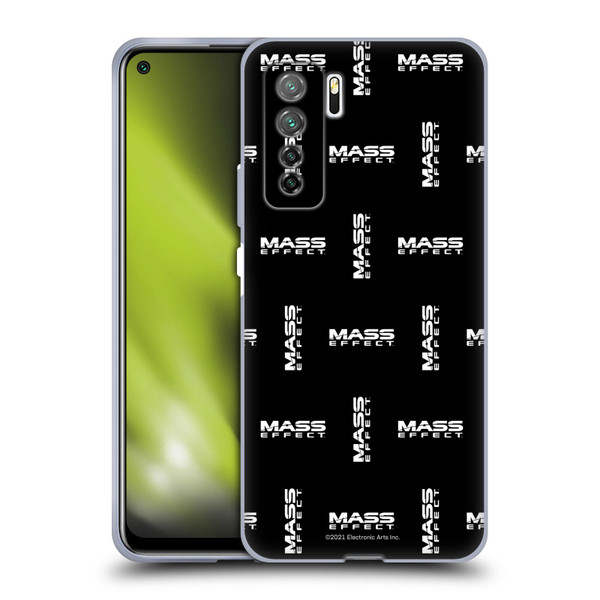 EA Bioware Mass Effect Graphics Logo Pattern Soft Gel Case for Huawei Nova 7 SE/P40 Lite 5G