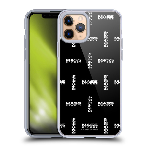 EA Bioware Mass Effect Graphics Logo Pattern Soft Gel Case for Apple iPhone 11 Pro & MagSafe