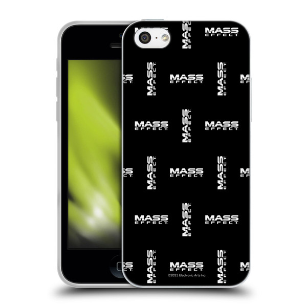 EA Bioware Mass Effect Graphics Logo Pattern Soft Gel Case for Apple iPhone 5c