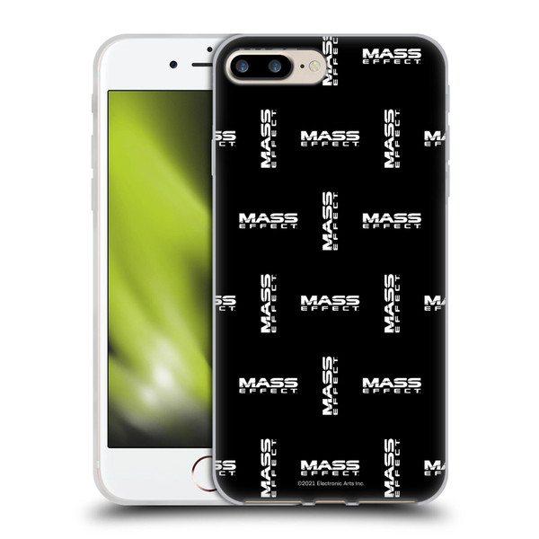 EA Bioware Mass Effect Graphics Logo Pattern Soft Gel Case for Apple iPhone 7 Plus / iPhone 8 Plus