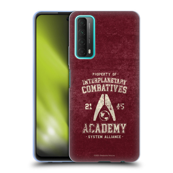 EA Bioware Mass Effect 3 Badges And Logos Interplanetary Combatives Soft Gel Case for Huawei P Smart (2021)