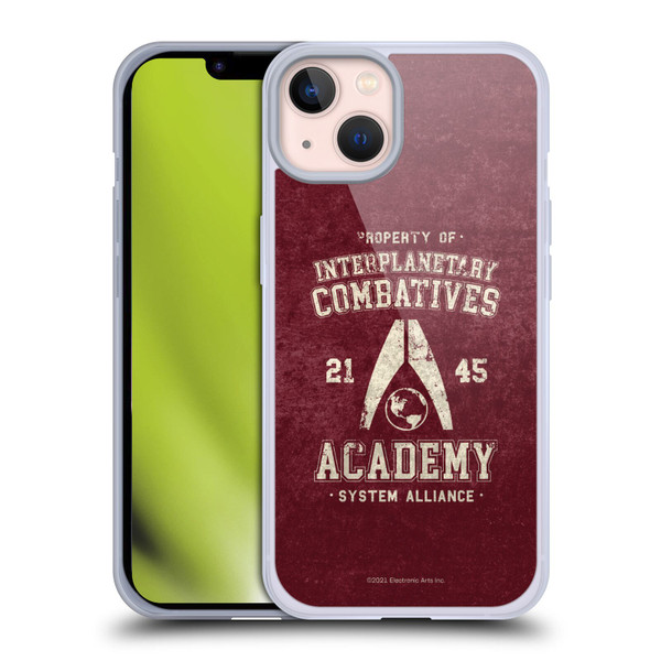 EA Bioware Mass Effect 3 Badges And Logos Interplanetary Combatives Soft Gel Case for Apple iPhone 13