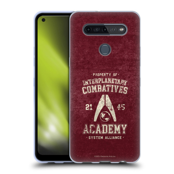 EA Bioware Mass Effect 3 Badges And Logos Interplanetary Combatives Soft Gel Case for LG K51S