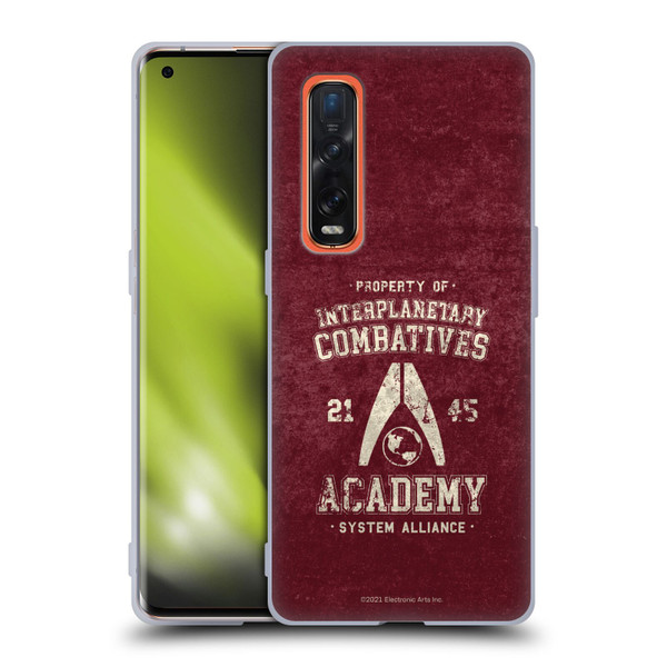 EA Bioware Mass Effect 3 Badges And Logos Interplanetary Combatives Soft Gel Case for OPPO Find X2 Pro 5G