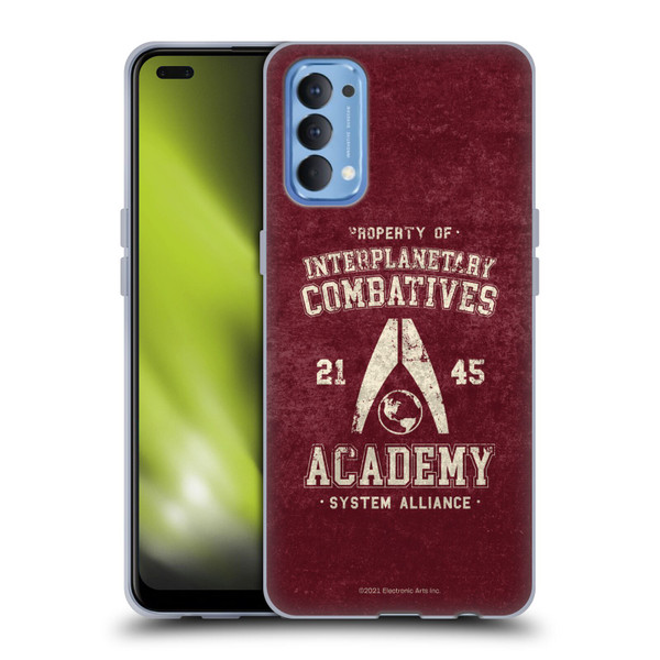 EA Bioware Mass Effect 3 Badges And Logos Interplanetary Combatives Soft Gel Case for OPPO Reno 4 5G