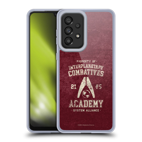 EA Bioware Mass Effect 3 Badges And Logos Interplanetary Combatives Soft Gel Case for Samsung Galaxy A33 5G (2022)