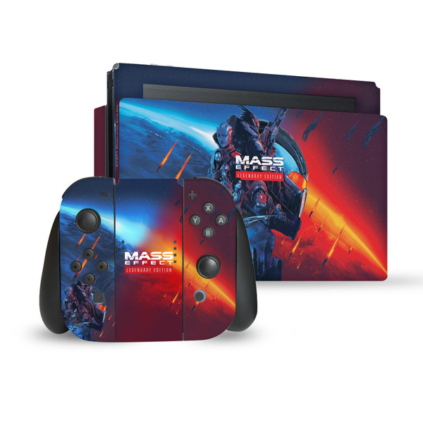 EA Bioware Mass Effect Legendary Graphics Key Art Vinyl Sticker Skin Decal Cover for Nintendo Switch Bundle