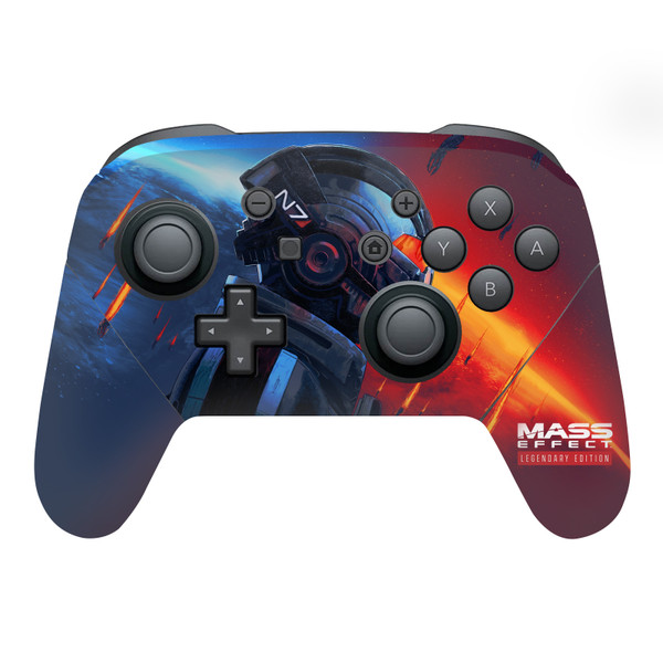 EA Bioware Mass Effect Legendary Graphics N7 Armor Vinyl Sticker Skin Decal Cover for Nintendo Switch Pro Controller