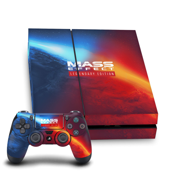 EA Bioware Mass Effect Legendary Graphics Logo Key Art Vinyl Sticker Skin Decal Cover for Sony PS4 Console & Controller