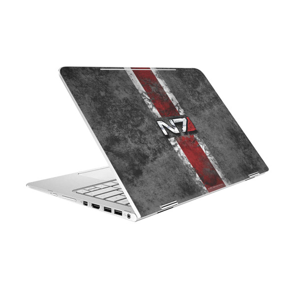 EA Bioware Mass Effect Graphics N7 Logo Distressed Vinyl Sticker Skin Decal Cover for HP Spectre Pro X360 G2