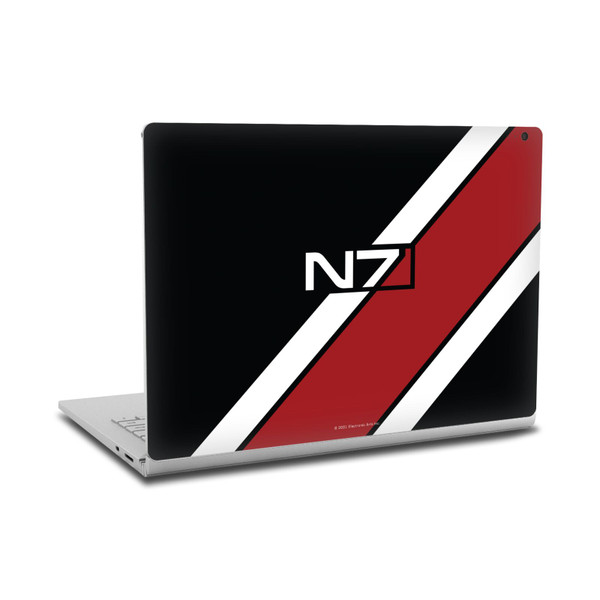 EA Bioware Mass Effect Graphics N7 Logo Stripes Vinyl Sticker Skin Decal Cover for Microsoft Surface Book 2