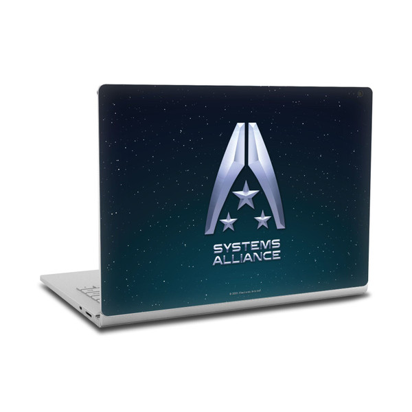 EA Bioware Mass Effect Graphics Systems Alliance Logo Vinyl Sticker Skin Decal Cover for Microsoft Surface Book 2