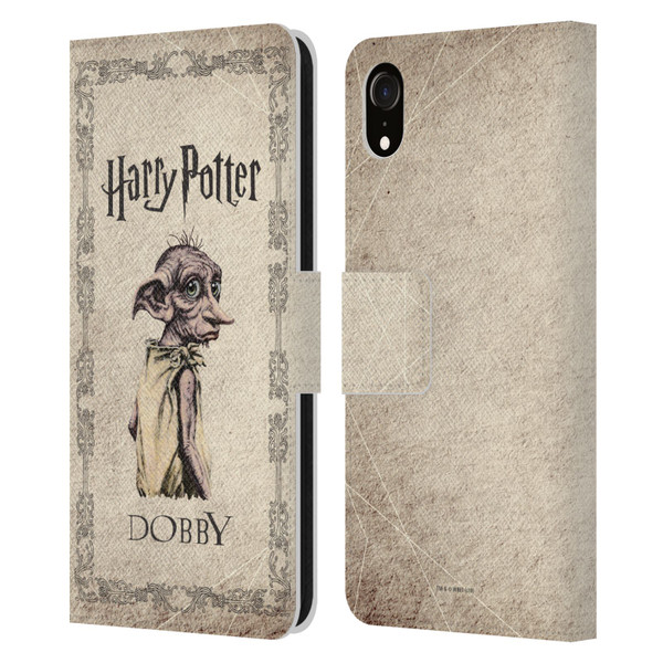 Harry Potter Chamber Of Secrets II Dobby House Elf Creature Leather Book Wallet Case Cover For Apple iPhone XR