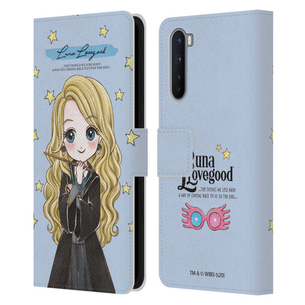 Harry Potter Deathly Hallows XXXVII Luna Lovegood Leather Book Wallet Case Cover For OnePlus Nord 5G