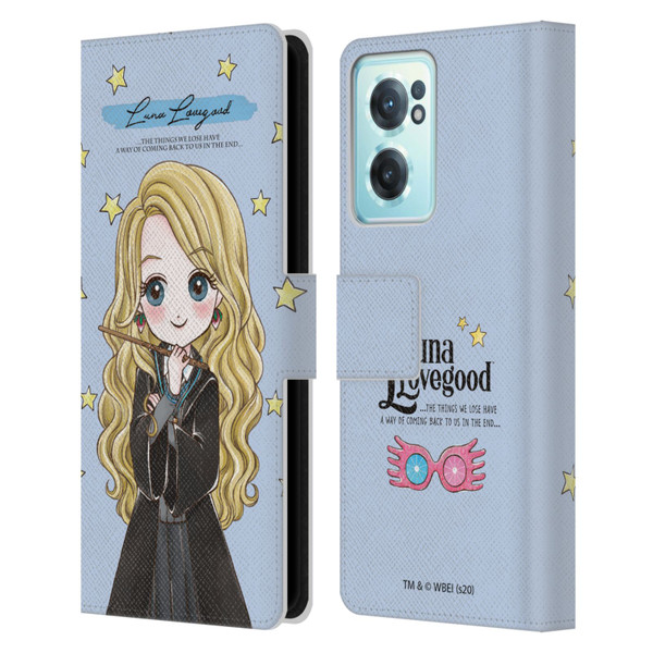 Harry Potter Deathly Hallows XXXVII Luna Lovegood Leather Book Wallet Case Cover For OnePlus Nord CE 2 5G