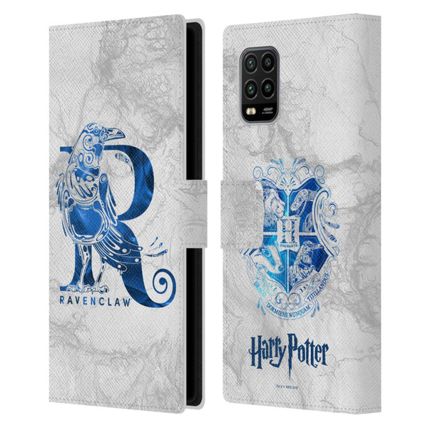 Harry Potter Deathly Hallows IX Ravenclaw Aguamenti Leather Book Wallet Case Cover For Xiaomi Mi 10 Lite 5G