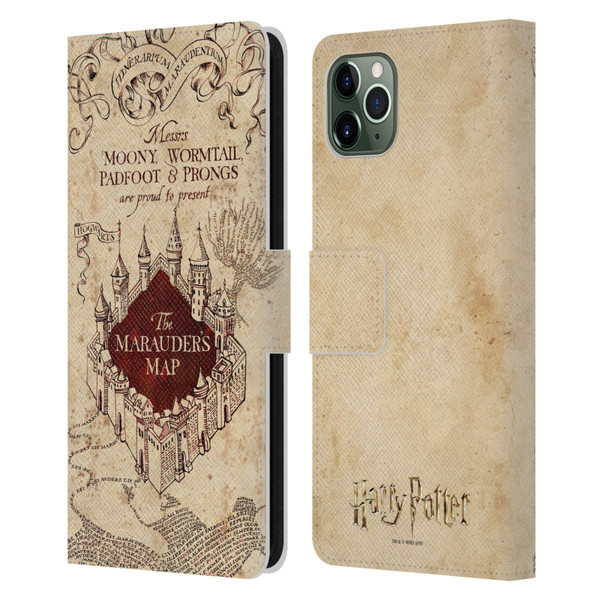 Harry Potter Prisoner Of Azkaban II The Marauder's Map Leather Book Wallet Case Cover For Apple iPhone 11 Pro Max