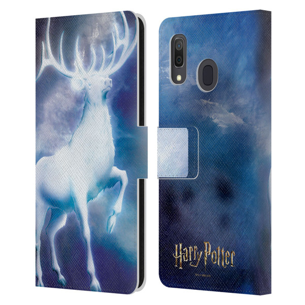 Harry Potter Prisoner Of Azkaban II Stag Patronus Leather Book Wallet Case Cover For Samsung Galaxy A33 5G (2022)