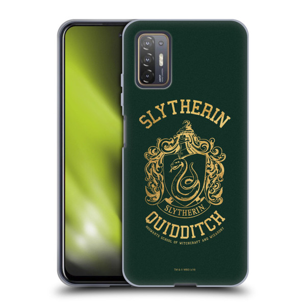 Harry Potter Deathly Hallows X Slytherin Quidditch Soft Gel Case for HTC Desire 21 Pro 5G