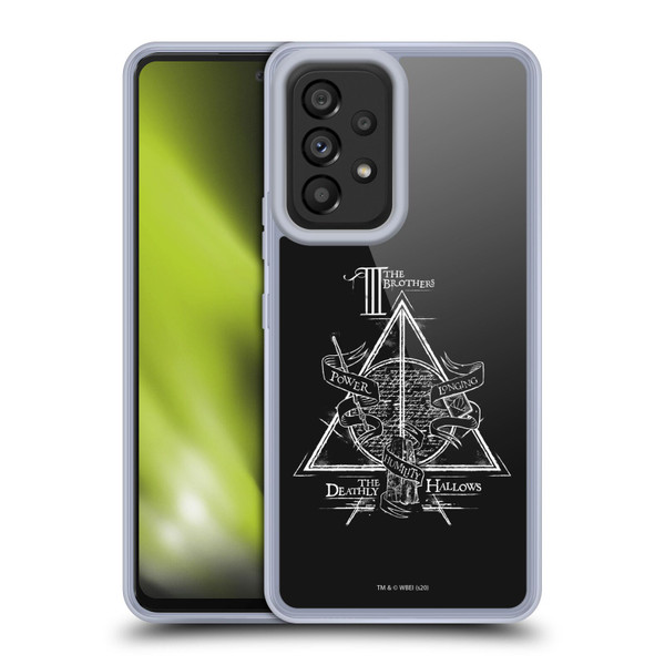 Harry Potter Deathly Hallows XIV Triangle Symbol Soft Gel Case for Samsung Galaxy A53 5G (2022)