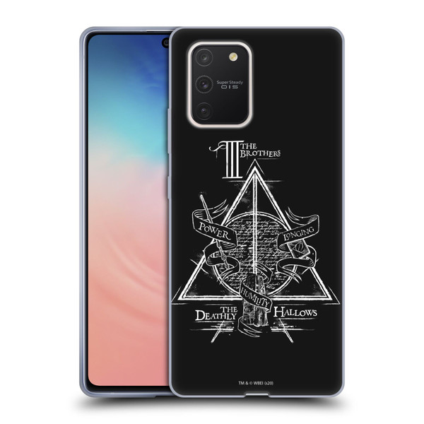 Harry Potter Deathly Hallows XIV Triangle Symbol Soft Gel Case for Samsung Galaxy S10 Lite