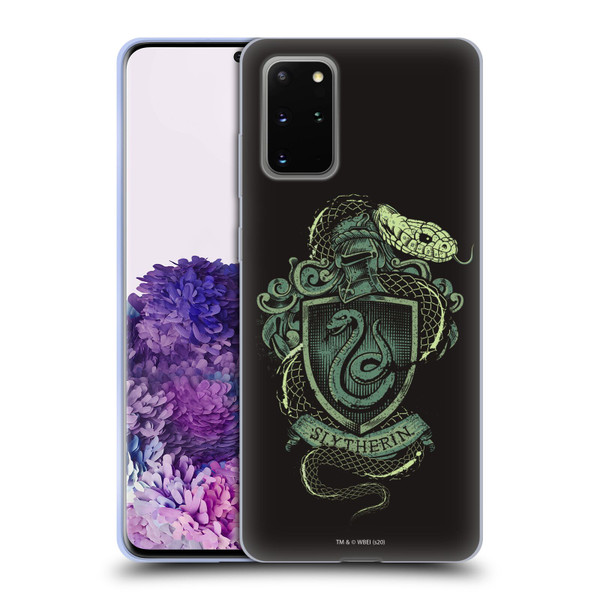 Harry Potter Deathly Hallows XIV Slytherin Soft Gel Case for Samsung Galaxy S20+ / S20+ 5G