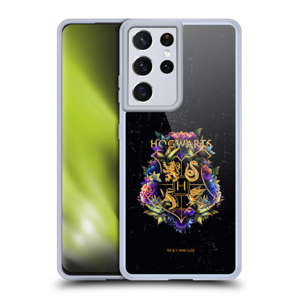 Harry Potter Deathly Hallows XXXI Hogwarts Crest 1 Soft Gel Case for Samsung Galaxy S21 Ultra 5G