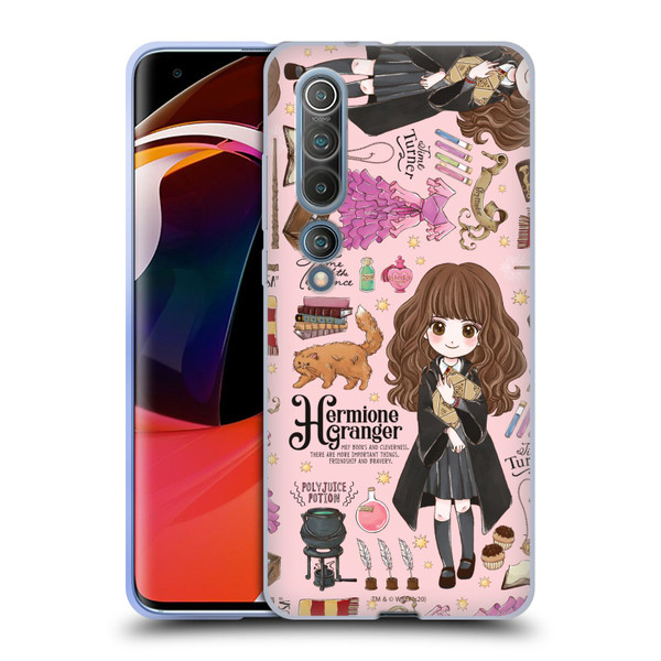 Harry Potter Deathly Hallows XXXVII Hermione Pattern Soft Gel Case for Xiaomi Mi 10 5G / Mi 10 Pro 5G