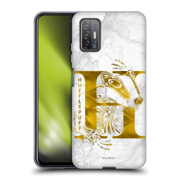Harry Potter Deathly Hallows IX Hufflepuff Aguamenti Soft Gel Case for HTC Desire 21 Pro 5G