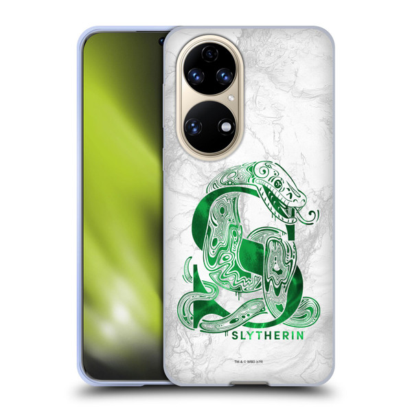 Harry Potter Deathly Hallows IX Slytherin Aguamenti Soft Gel Case for Huawei P50
