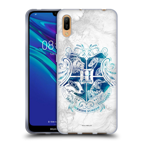Harry Potter Deathly Hallows IX Hogwarts Aguamenti Soft Gel Case for Huawei Y6 Pro (2019)